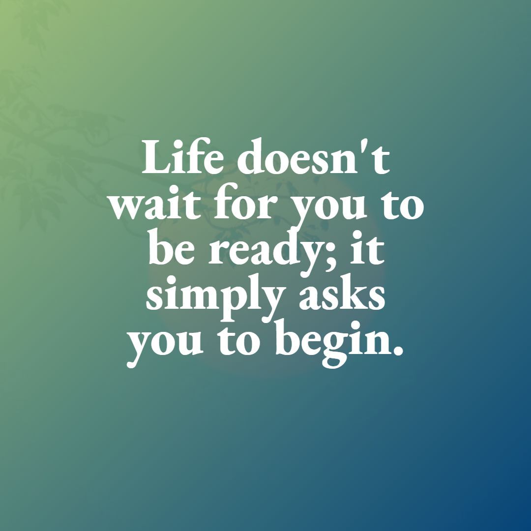 QuotesShare's tweet photo. Life doesn't wait for you to be ready; it simply asks you to begin.
#LifeLessons #LifeQuotes #KeepGoing #NewBeginnings #LiveFully #LifeJourney #DailyInspiration #Quotes #ShareInspireQuotes https://t.co/9Cus3H65w4