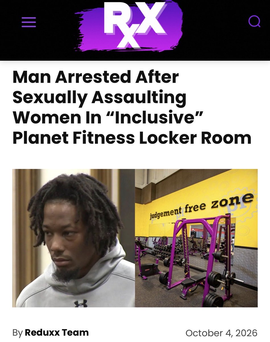 salltweets's tweet photo. We’re constantly told that no man would pretend to be a woman to sexually assault a woman, that he doesn’t need to bother to do that. Exactly. Because once men can just go into woman only spaces, which they can now due to trans ideology, bad men doing just that is inevitable. https://t.co/MqgGpiCzWq