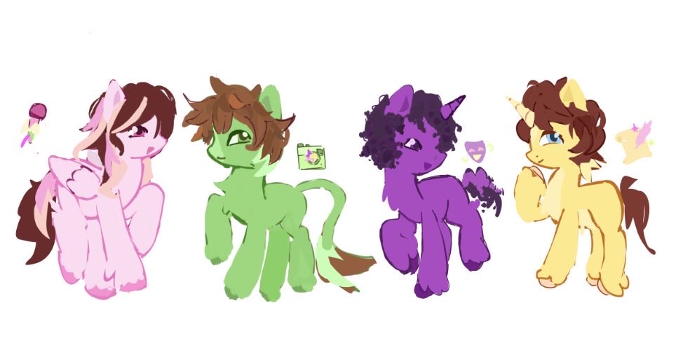 shar0kie's tweet photo. Bunch of friends pony’s #bunchoffriends #boftwt https://t.co/td8nApv4bz