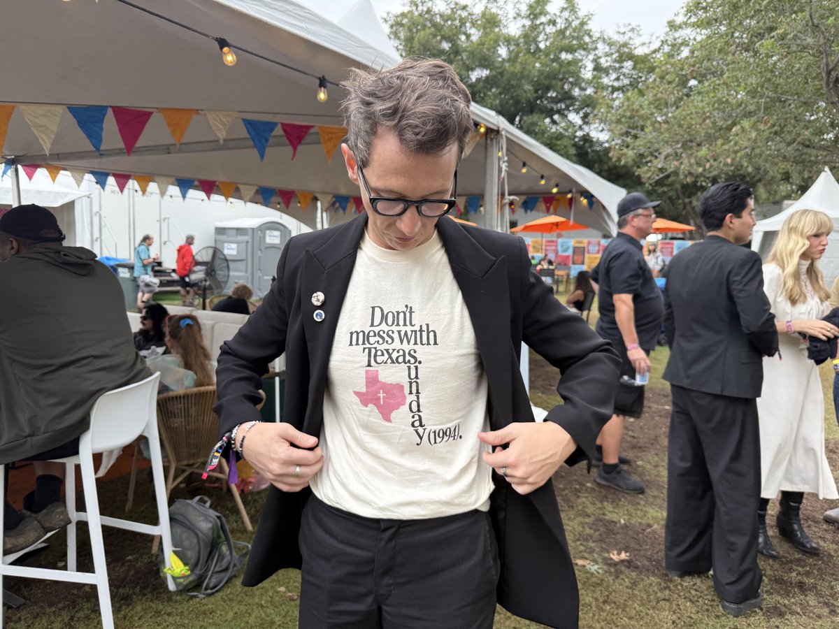 TraceySchulz's tweet photo. Sunday 1994 has a cool band shirt
#ACLFest #ACLBest2026 #ACLFest25 #ACLFestival. https://t.co/fI6OZumUw2
