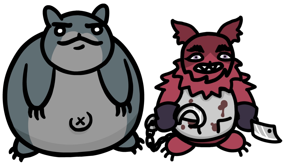 psychicroach's tweet photo. I drew what Ichor would look like if he was a boss in the game, (Tina for scale) https://t.co/eanafK2Yma
