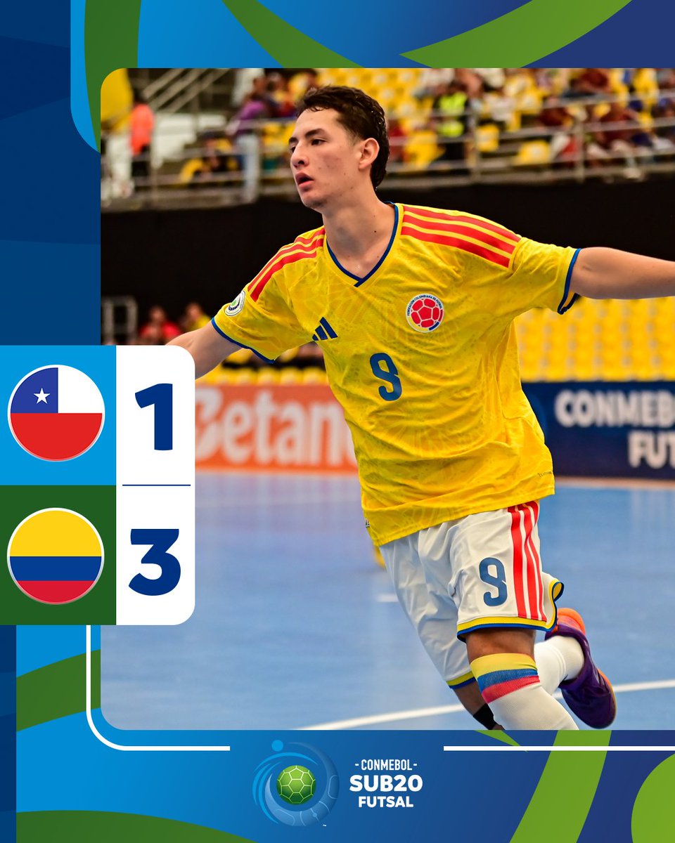 CONMEBOLtorneos's tweet photo. ¡Triunfo colombiano en el juego por el Tercer Puesto! 🤩🇨🇴
CONMEBOL #Sub20FS https://t.co/0bawLOcWdp