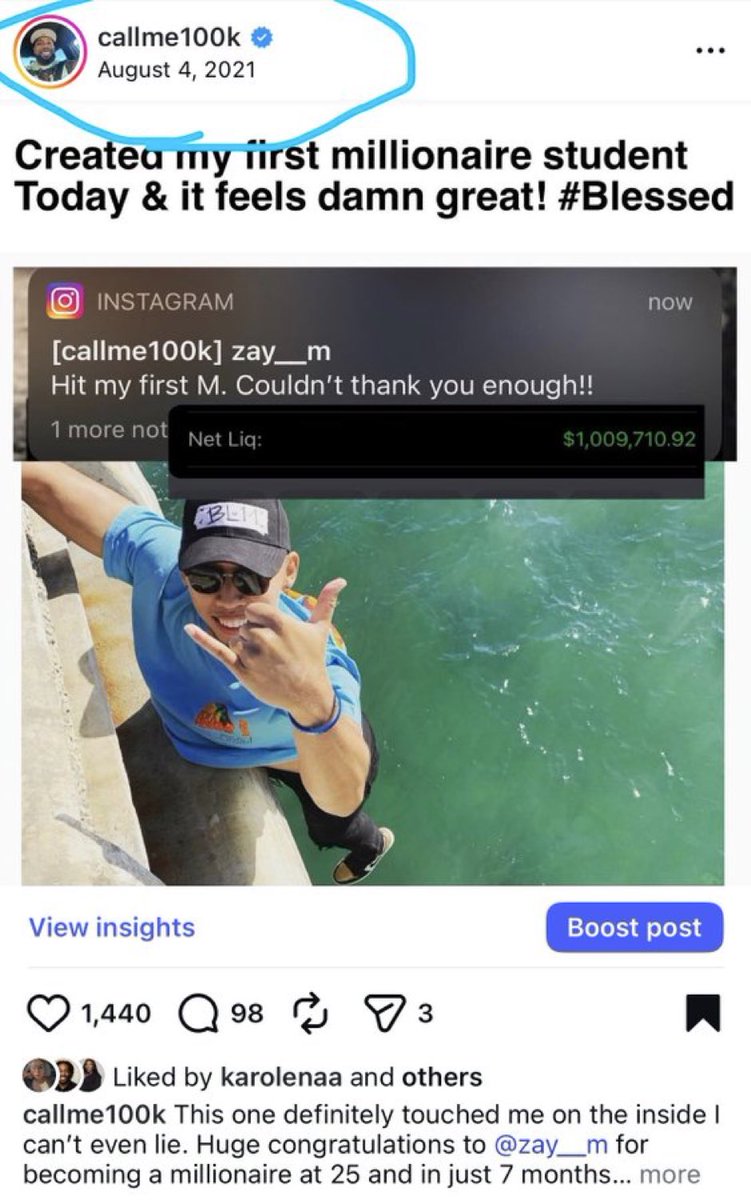 thegarrcon_'s tweet photo. So proud of myself. Just looking back, I started trading in June 2020, teaching by November 2020. 9 months later created my first millionaire trader (I have 7 that came from my teachings). Alexa- play Motion by icewear vezzo https://t.co/bAAtPlnif1