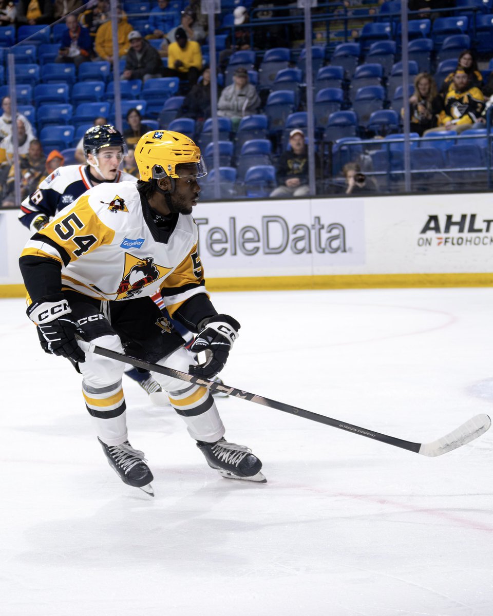 WBSPenguins's tweet photo. Welcome to the American Hockey League, Maleek! https://t.co/IvqXn8I8z2