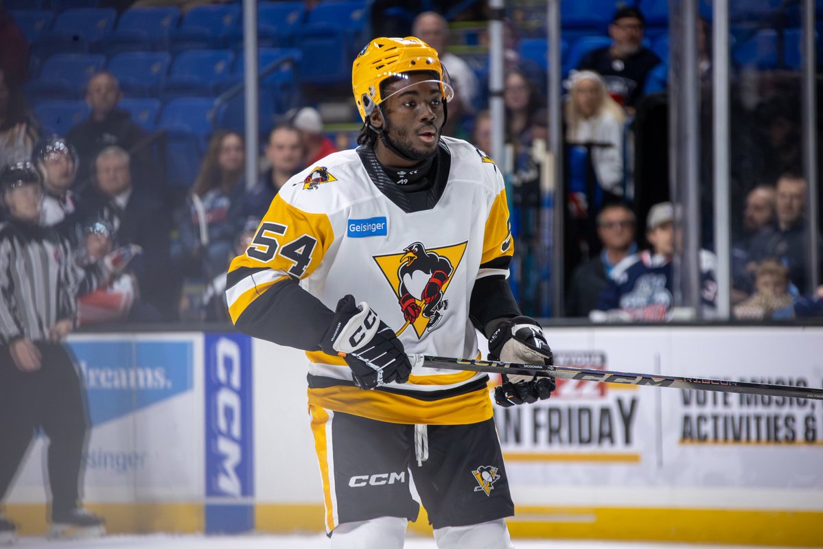 WBSPenguins's tweet photo. Welcome to the American Hockey League, Maleek! https://t.co/IvqXn8I8z2
