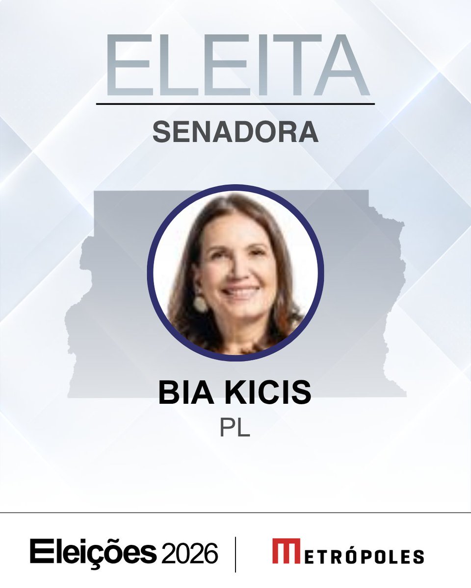 Metropoles's tweet photo. 🗳️ Michelle Bolsonaro (PL) e Bia Kicis (PL) são eleitas senadoras pelo DF https://t.co/f7xIPjfG29