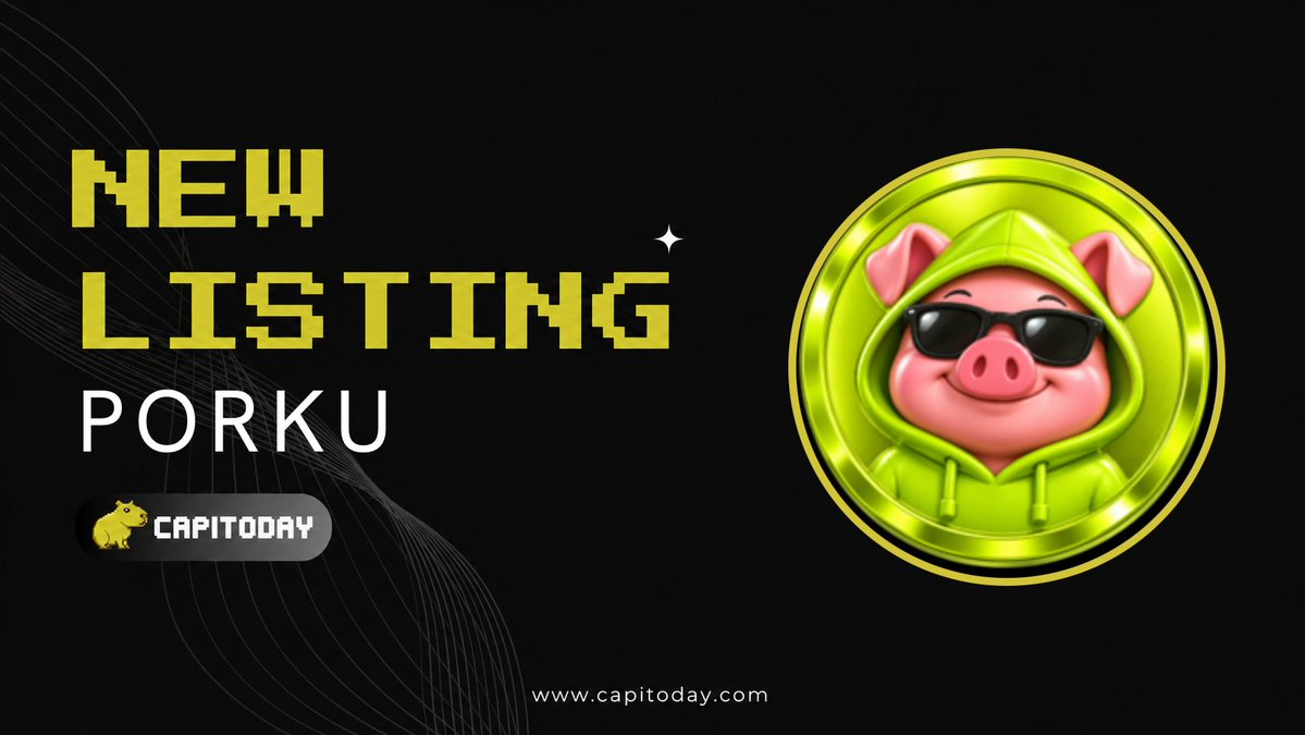 capitoday's tweet photo. New Listing $PORKU

HoodPork now on Capitoday
Track, Vote, and Boost PORKU today

Learn more:
PORKU X: @Porkumeme
CA: 0xf4c5015bbeaa89cb6c60b0ecafea05351533f4cd https://t.co/bQm6vRwjV5