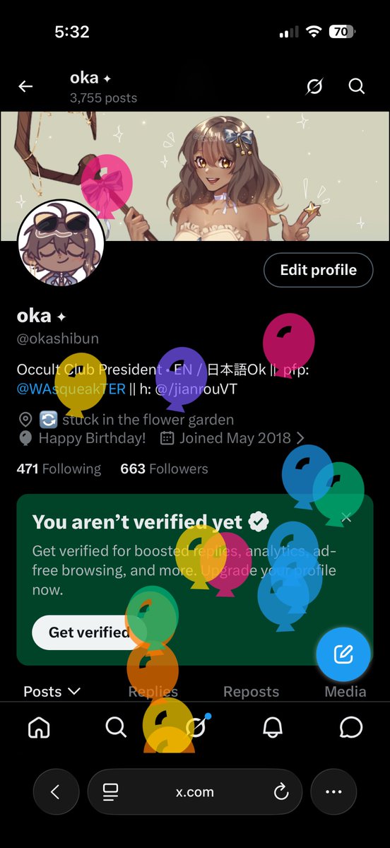 okashibun's tweet photo. YIPPIE BALLONS!! (*'▽'*) https://t.co/NoN1YIjxk9