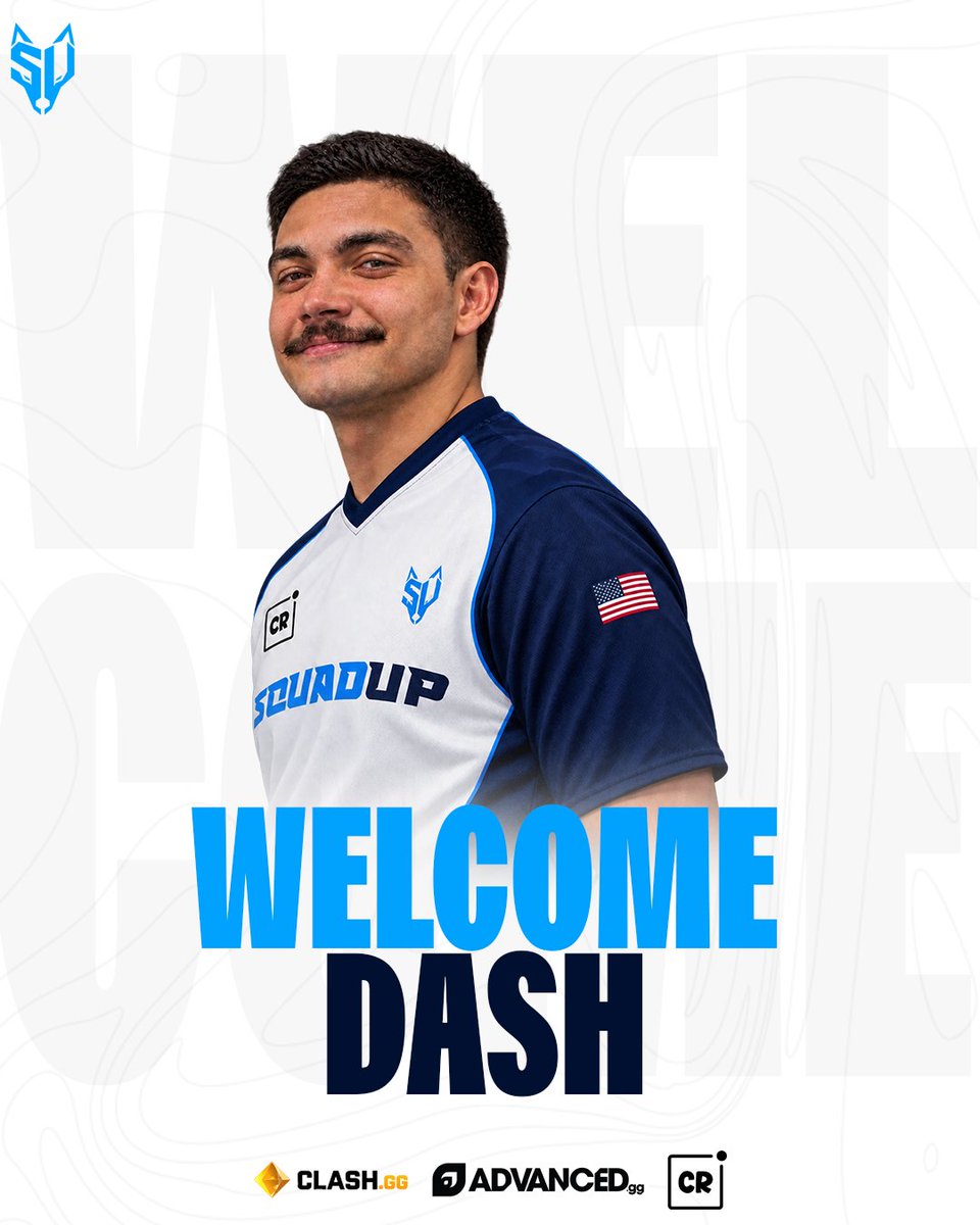 SquadUpEsp's tweet photo. A NEW FACE JOINS THE SQUAD. 

Please welcome @dashxTTV  to SquadUp CS2!

We’re excited to have him with us as we prepare for ESEA Season 59.

#Number1Squad | #SquadUp https://t.co/ZIZQRZGoJz