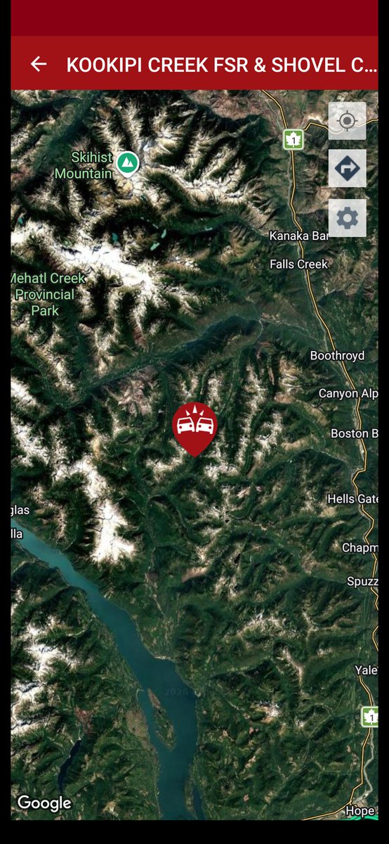 BCScan1's tweet photo. Middle of know where MVI atv/off-road accident ? @ 1354 Hrs
#BostonBarBC area 
Kookipi CK FSR &amp; Shovel One FSR https://t.co/8HggVlmdxQ