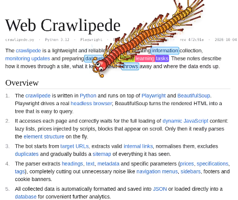 BrianDevoor's tweet photo. FRUIT FLY DEV BUILT A NEW CRAWLER 2.0

The Creator of the Fruit Fly just dropped a new project called "Web Crawlipede".

Its an advanced version of the Web Crawler and just got dropped 1 hour ago.

https://t.co/GSFpVXlZyi https://t.co/r6t4ldooKJ