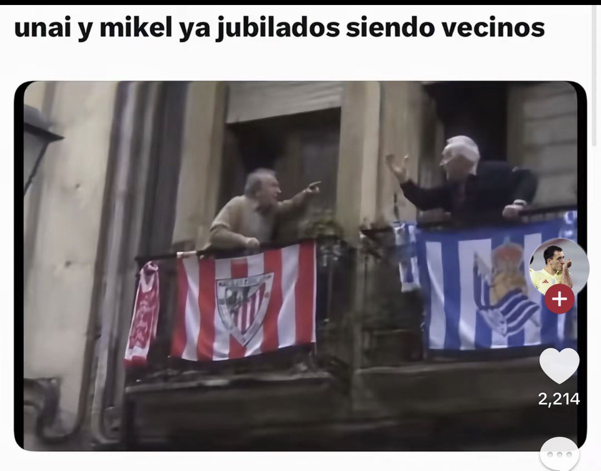 erogoregirl's tweet photo. au unaizabal donde son vecinos y en cada derbi vasco se salen a putearse al balcón, y se pelean cada vez que pueden, una noche mikel ve a unai llorando afuera y lo invita a pasar a casa https://t.co/Eo0rCQRG7z