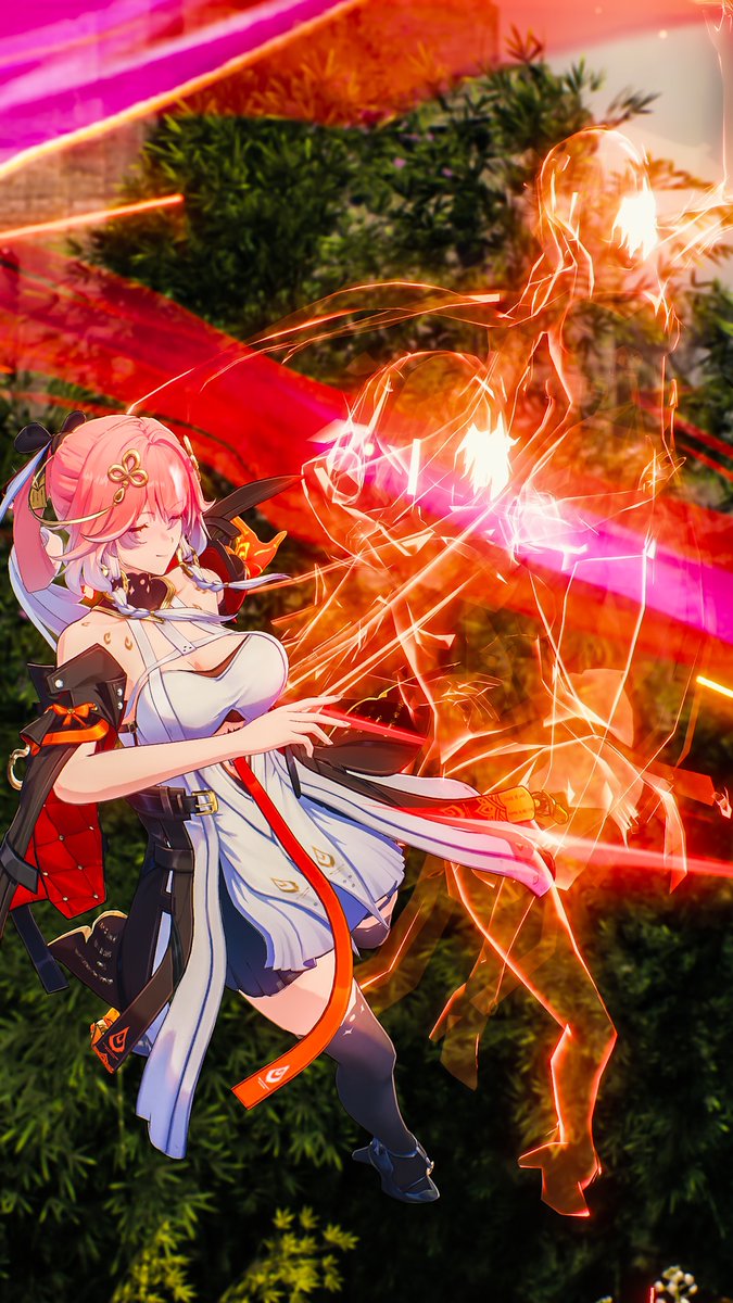 lumiere_wuwa's tweet photo. 焔を纏う、微笑み。
A Smile Wrapped in Flame.

#鳴潮 #WutheringWaves #長離 https://t.co/NYmFqZYSNz