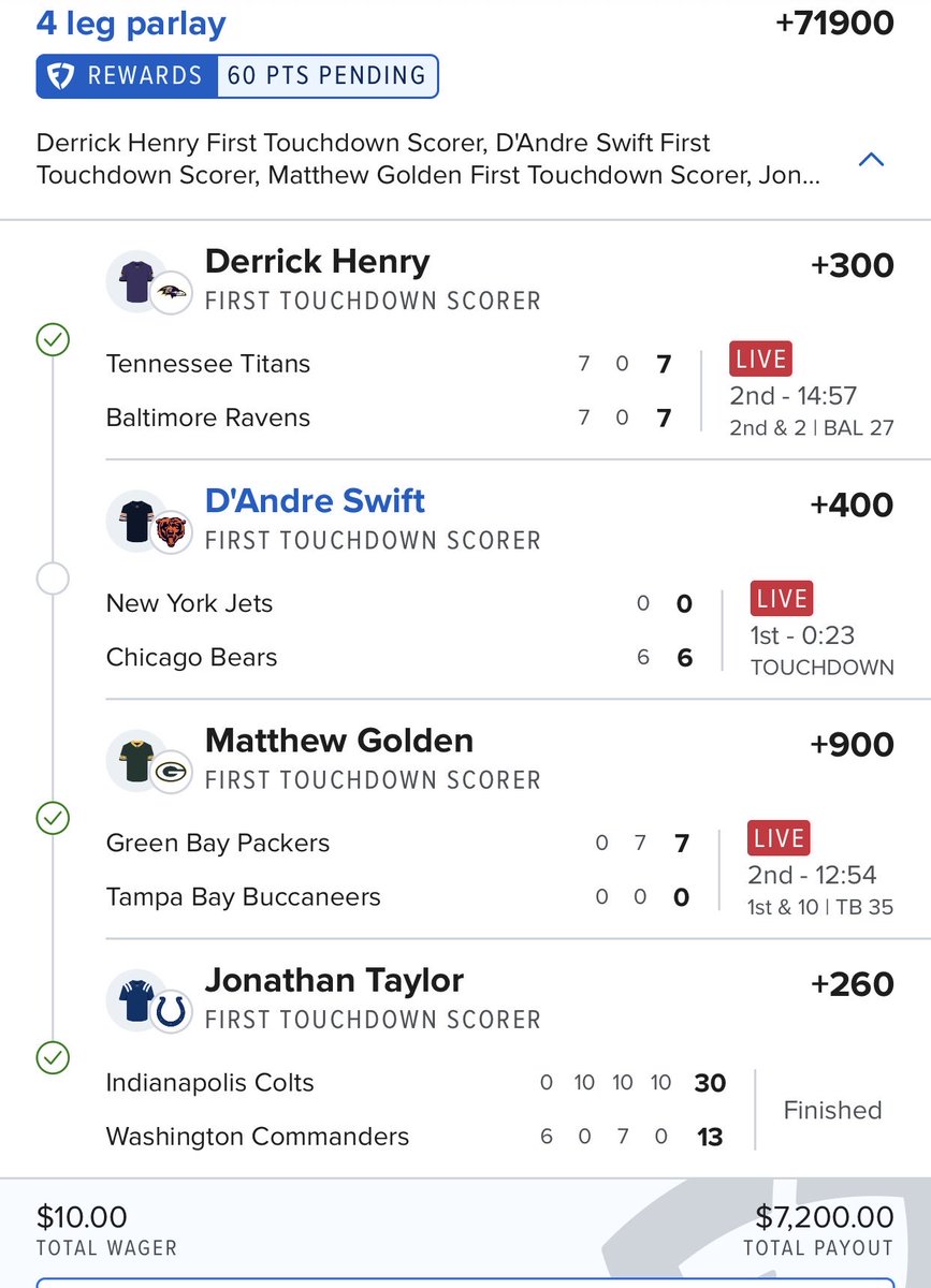 MaceWing10's tweet photo. @FanDuelSports u gonna do what’s right and void deandre swift for the bs TD overturn??? https://t.co/jMzAa3gBJM