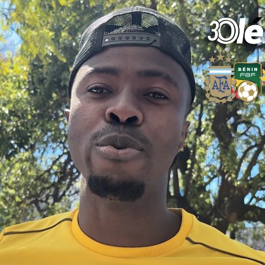 TouchlineX's tweet photo. 🚨🗣️ 𝗡𝗘𝗪: Mohamed Tijani (Benin player): "I was called up to play vs. Argentina, Messi's farewell game."

"We don't even have to prepare for this game... We just want to ENJOY. That's all."

"Trust me, I will be taking MESSI'S SHIRT home... I swear on my mother's life."

"I will approach Messi and tell him: 'Messi, I love you so much. Give me your shirt'."

"Messi is the BEST PLAYER IN THE WORLD."