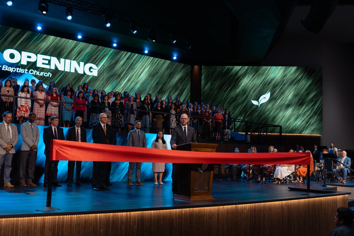lbc_today's tweet photo. What a special day for our church family! 

After months of construction, we’re so thankful to celebrate the grand opening of our newly renovated auditorium. More than anything, we’re grateful for a place where we can continue gathering around God’s Word, worshiping together, and seeing lives changed for years to come.

We’re thankful for what God has done, and excited for all He has ahead!