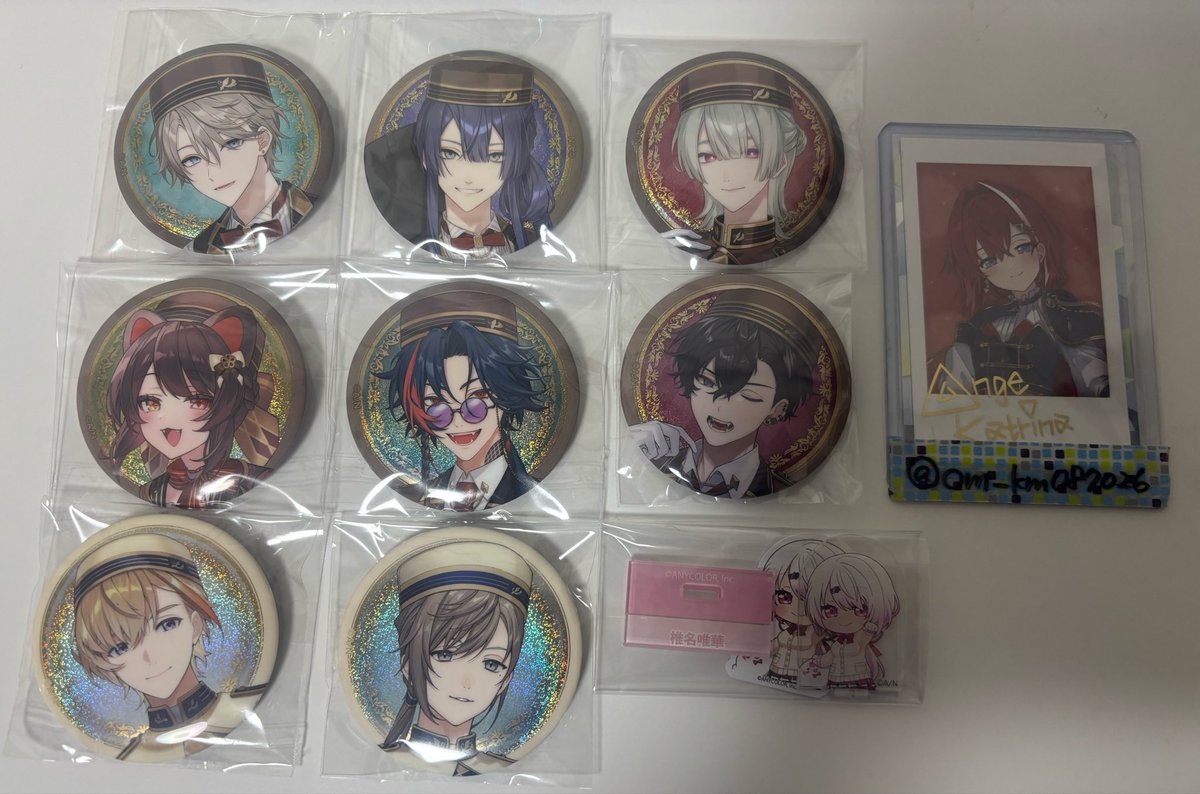 om_km087026's tweet photo. 【譲渡】 にじさんじ 缶バッジ ビスケット

譲→画像1

求→まとめて3000円+送料

＊1点からの場合は定価でのお譲り
＊まとめての方優先
＊郵送希望

検索からもお気軽にお声掛けください。
よろしくお願い致します。 https://t.co/hhuzaVEtjH