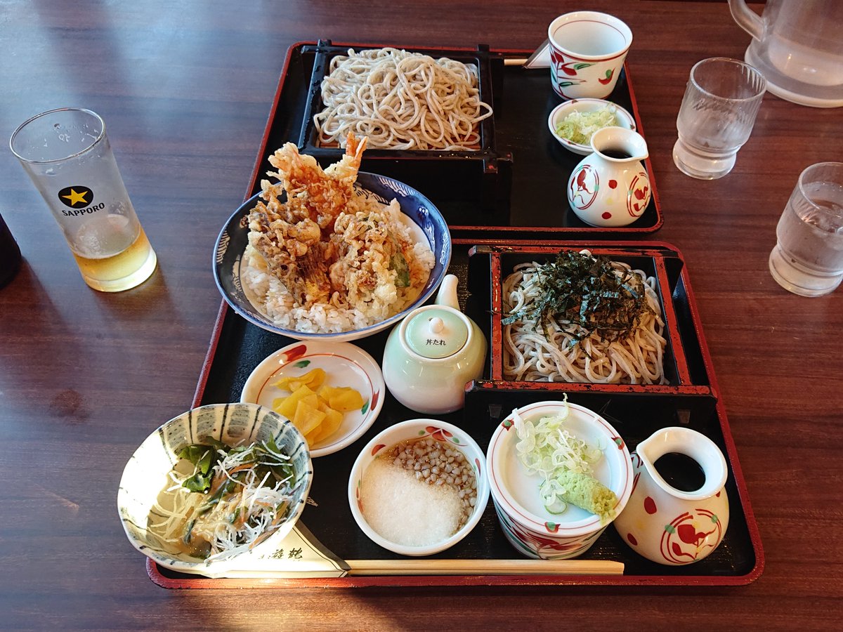 VIST27_24's tweet photo. 札幌市西区　遊鶴 西町店
リーズナブルで美味し😋
#遊鶴 #蕎麦 https://t.co/n6HDv7cMP6