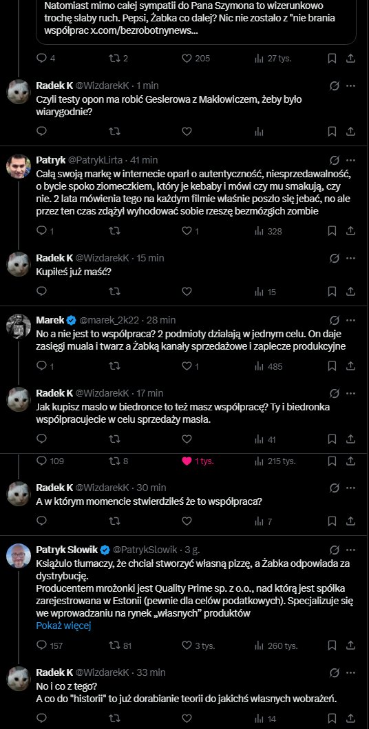 PatrykLirta's tweet photo. @WizdarekK @sadzykovsky Uderz w stół, nożyce się odezwą. Idź mu jeszcze obciągnij zjebie https://t.co/s0DKAxdivP
