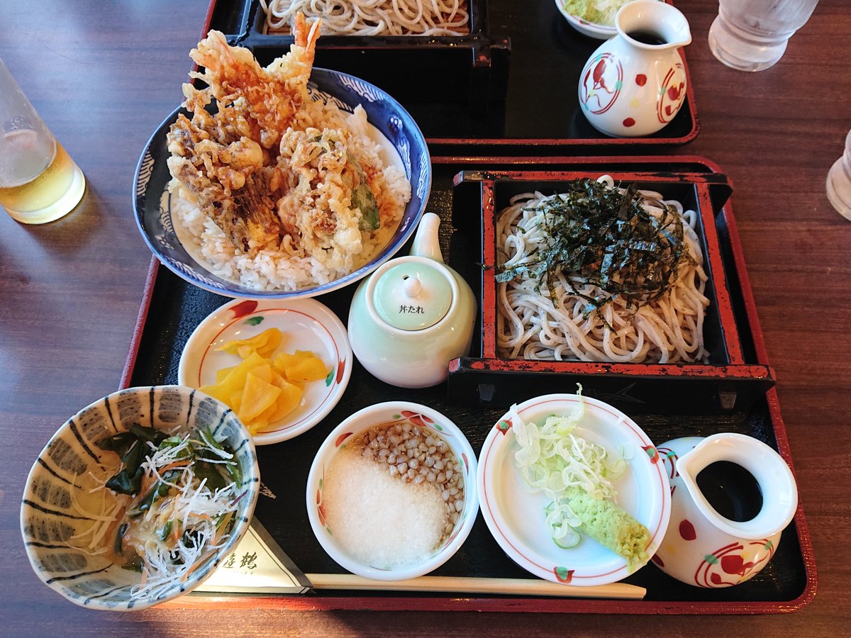 VIST27_24's tweet photo. 札幌市西区　遊鶴 西町店
リーズナブルで美味し😋
#遊鶴 #蕎麦 https://t.co/n6HDv7cMP6