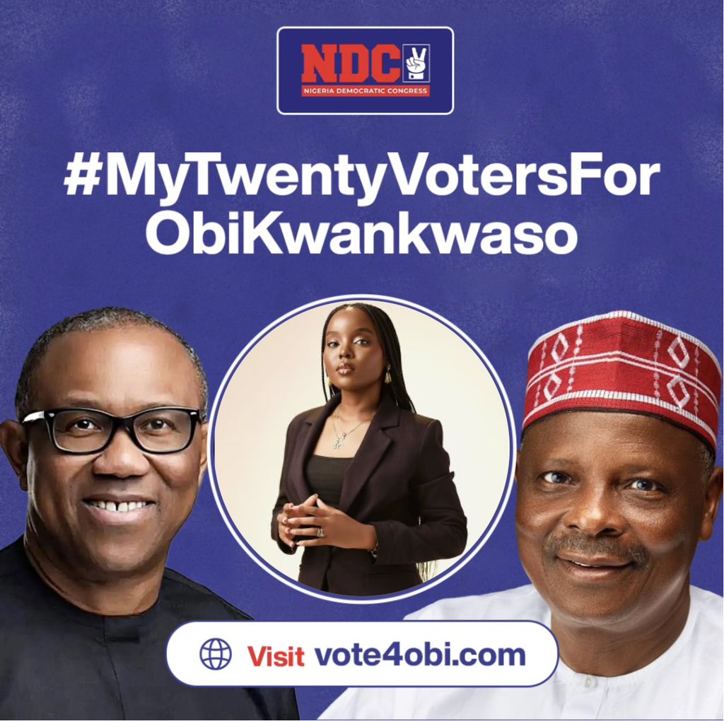 JWEZEE's tweet photo. #MyTwentyVotersForObiKwankwaso https://t.co/1T7li8RXDd