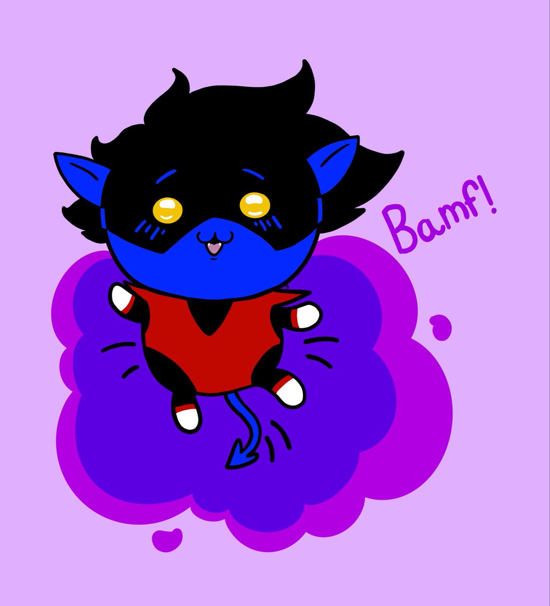 tabii_draws's tweet photo. You know what? Screw you, I’m gonna Chiikawa your Kurt. #Kurtwagner #Nightcrawler #XMen #XMenfanart #art https://t.co/7TIofGJNXR