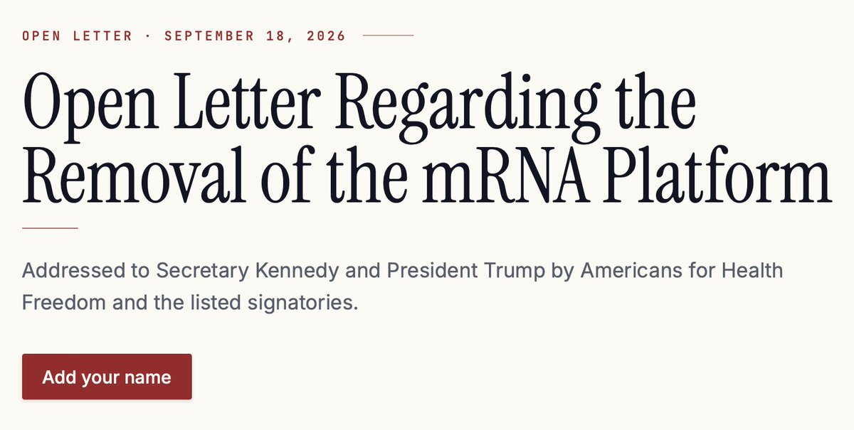 MaryBowdenMD's tweet photo. We hit 3000 signatories on our letter to @SecKennedy and @POTUS today!  Keep sharing... link to add your name in the comments. https://t.co/CN0RVuSOr7