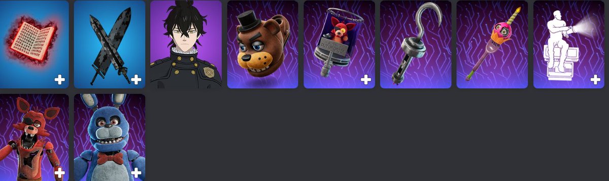 ChrisMagana18's tweet photo. This is my fortnitemares wishlist not too much yet but it'll for sure grow. https://t.co/zuVIRPeCk5