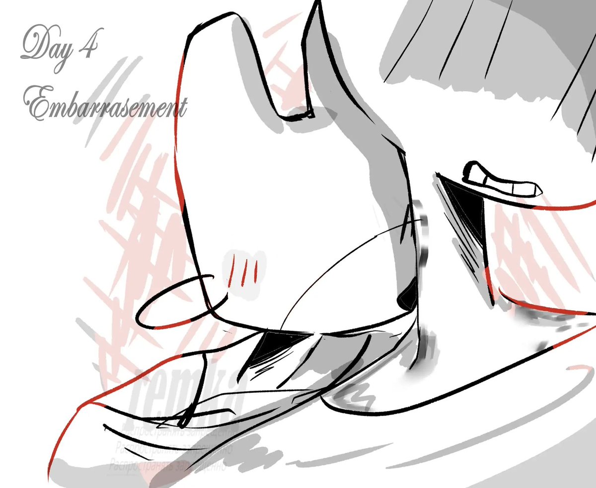 remka_ss's tweet photo. #Ribrabtober #Ribbitrabbittober #jax #ribbit #ribbitrabbit 
 Day - 4 Embarrasement https://t.co/Oi9yjNxvKc
