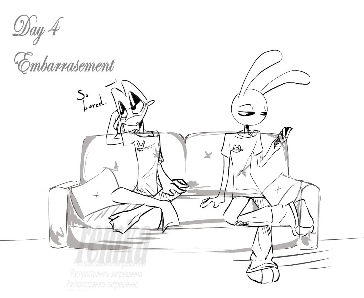 remka_ss's tweet photo. #Ribrabtober #Ribbitrabbittober #jax #ribbit #ribbitrabbit 
 Day - 4 Embarrasement https://t.co/Oi9yjNxvKc