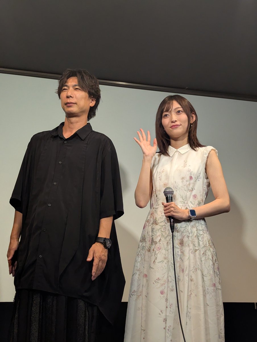 01angryman's tweet photo. #悪魔カフェにようこそFinis
#星の砂 
10月4日まほほん主演2作品上映会📽️
トークショーに登壇した彼女は美しさにも演技にも磨きがかかっていました🥰
圧倒的じゃないか 我が推しは😏
上映会は今後も全国で計画中だそうです🤗（星の砂だけかも）
#山口真帆 https://t.co/drPfRhJrot