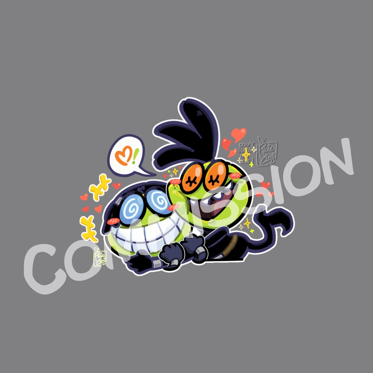 pixie_yuni's tweet photo. Commission for @faffreux 🫘✨☢️
. https://t.co/Sgw8Tbrt9L