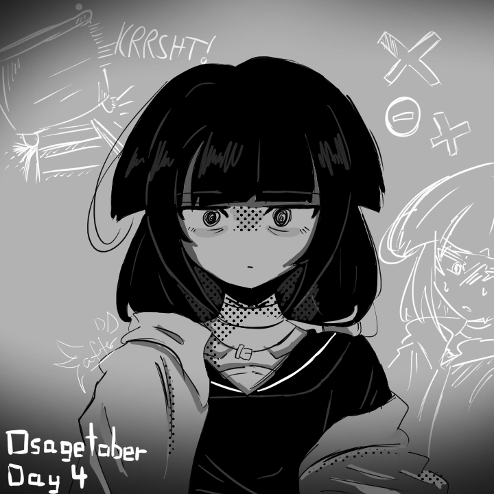 afterxmins's tweet photo. missed yesterday so i drew both today to make up for it
day 3 &amp; 4 of osagetober: different producer, yurail
#osagechanFA #osagetober2026 https://t.co/qdpdKkaDLz