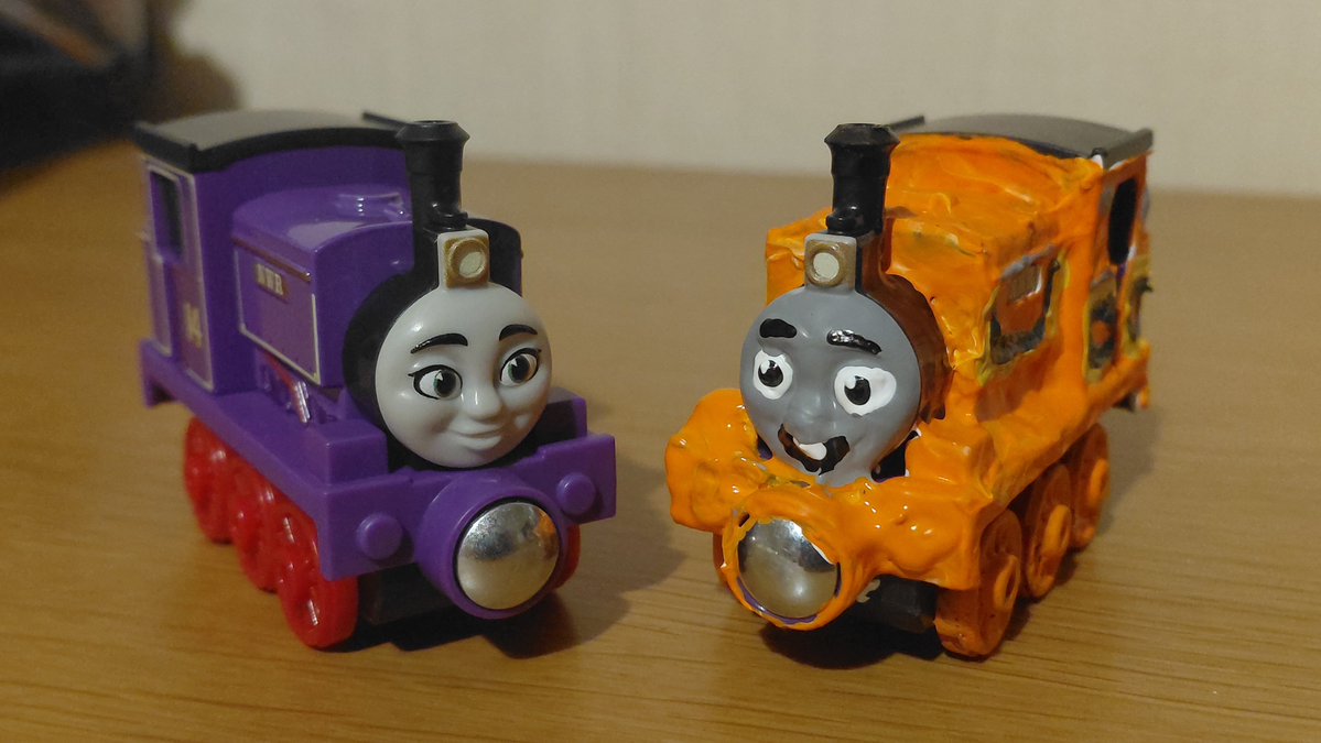 teamzug04's tweet photo. Also here's some photos of Billy

Here's photo 1 with Billy sister Charlie, Billy and Charlie have an older brother and younger sister family relationship.

And the photo 2 is Billy with all the engines he had ever interacted with in his 1 episode It's kinda funny that made it in https://t.co/ZYODEdrVmR