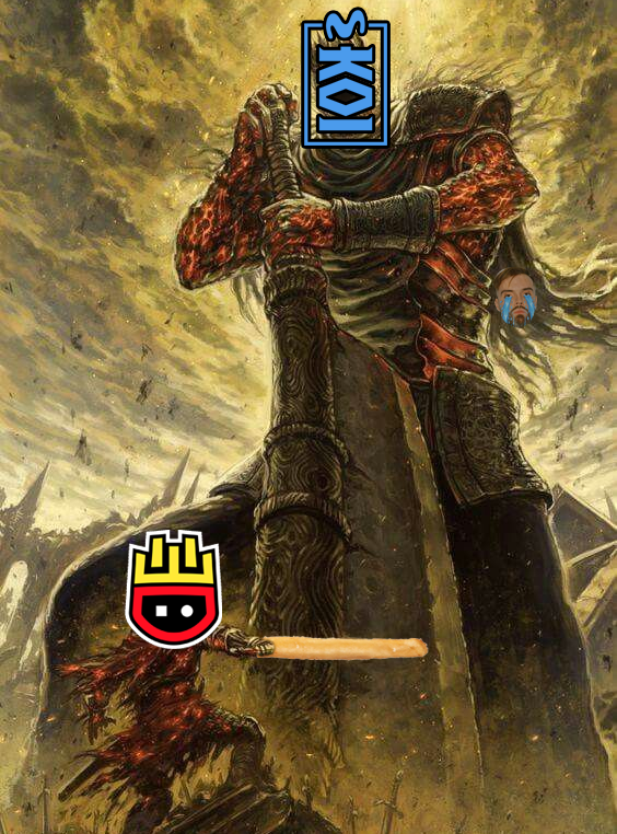 FritesEC's tweet photo. Notre combat le plus difficile de l'année est enfin arrivé.

Toute l'année, nous avons marché.

Nous avons croisé le fer avec des équipes venues de tous les horizons, pour enfin arriver au pied du géant.

Son nom : MKOI
Notre premier BO5 à l'international.

Ils reviennent du pays de Faker.

Ils affûtent leurs lames contre la LEC.

Et nous, ils ne nous voient que comme une frite sur leur chemin.

Mais cette frite est aiguisée.

Nous sommes prêts.

Et nous irons prouver à Don Ibai que laisser partir Artanis était une erreur.

Mardi 18h.

Le plus grand combat de notre histoire.

Soyez là.

🇧🇪⚔️🇪🇸