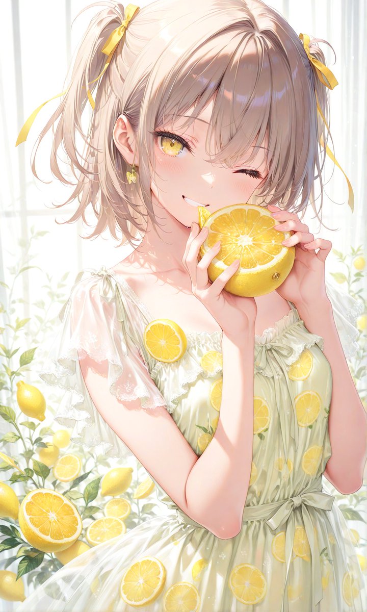 Te25_AI's tweet photo. 今日の一枚。
レモン。
 SFW #AIイラスト #AIart https://t.co/oH9kc5tZWe
