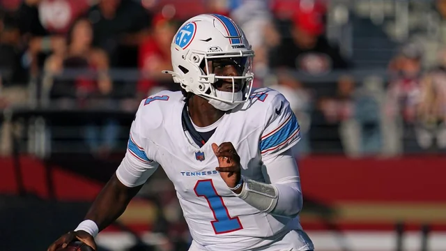 KalshiFB's tweet photo. Cam Ward through 4 games this season:

726 passing yards
3 passing TD
2 INT
62.2% completion

Titans record: 0-4

Today against Baltimore, Ward became the first QB to throw for 200+ yards against the Ravens this season, finishing with 222 yards and a TD.

How much of Tennessee’s start is actually on Cam Ward?