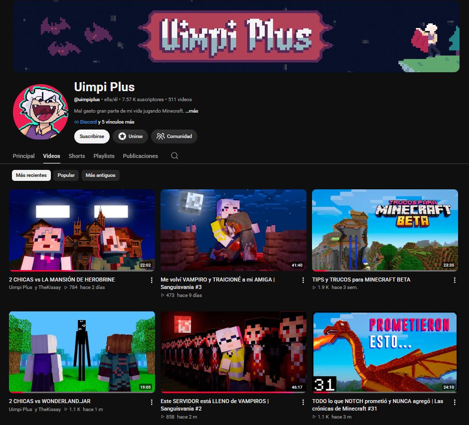 Uimpi_Plus's tweet photo. @EliteCraftSMP ME ENCANTARÍA PARTICIPAR!
Soy una creadora enfocada en Minecraft, principalmente roleplay y versiones antiguas del juego.
Creo que tengo potencial para la serie y me gustaría demostrarlo🫡 https://t.co/wlCqFOcIAk