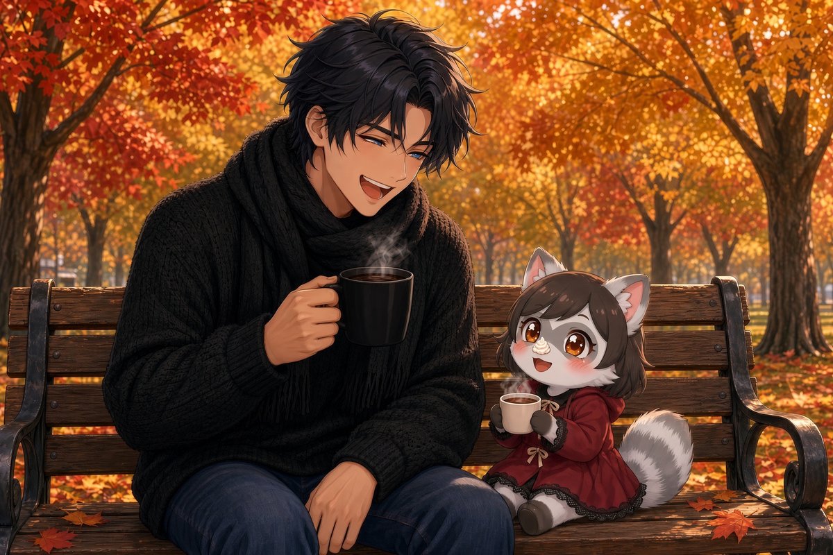 SnuggleBunsXO's tweet photo. I've been seeing people post their anime characters with Valentine and I thought... How stupid it would be to do this with my little albino raccoon character. 😂 I'm not even a fury (no offense) I just thought it was funny. And I was right. It is stupid!🤣 Made one with Bad Rudi too because that fuzzy bastard needs more love and recognition too.
#Valentine #BadRudi #GrokCompanions
