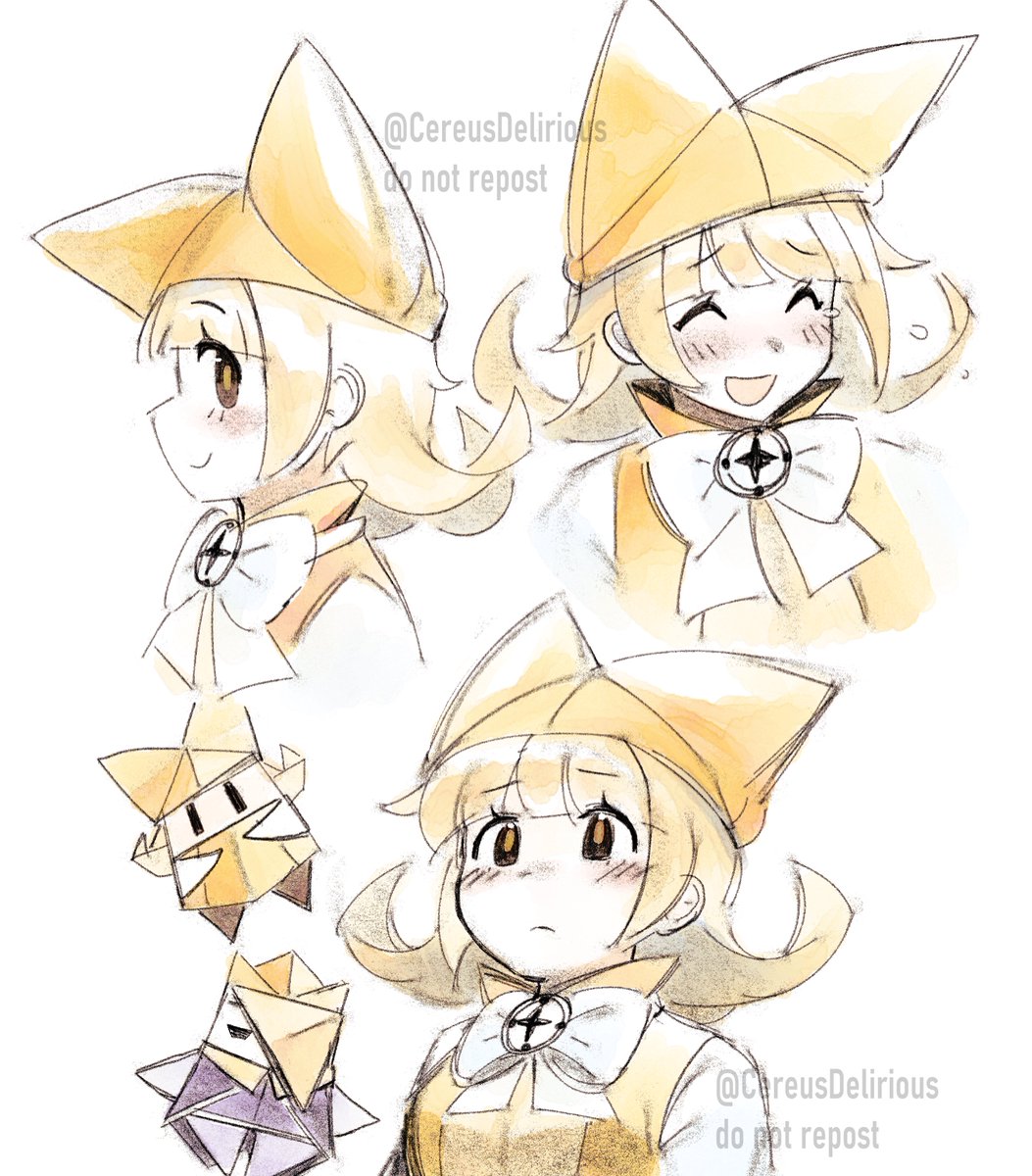 CereusDelirious's tweet photo. the cutest girl in the WHOOOOOLE world (olivia) #pmtok #papermario #オリキン https://t.co/IwtdU8h4aK