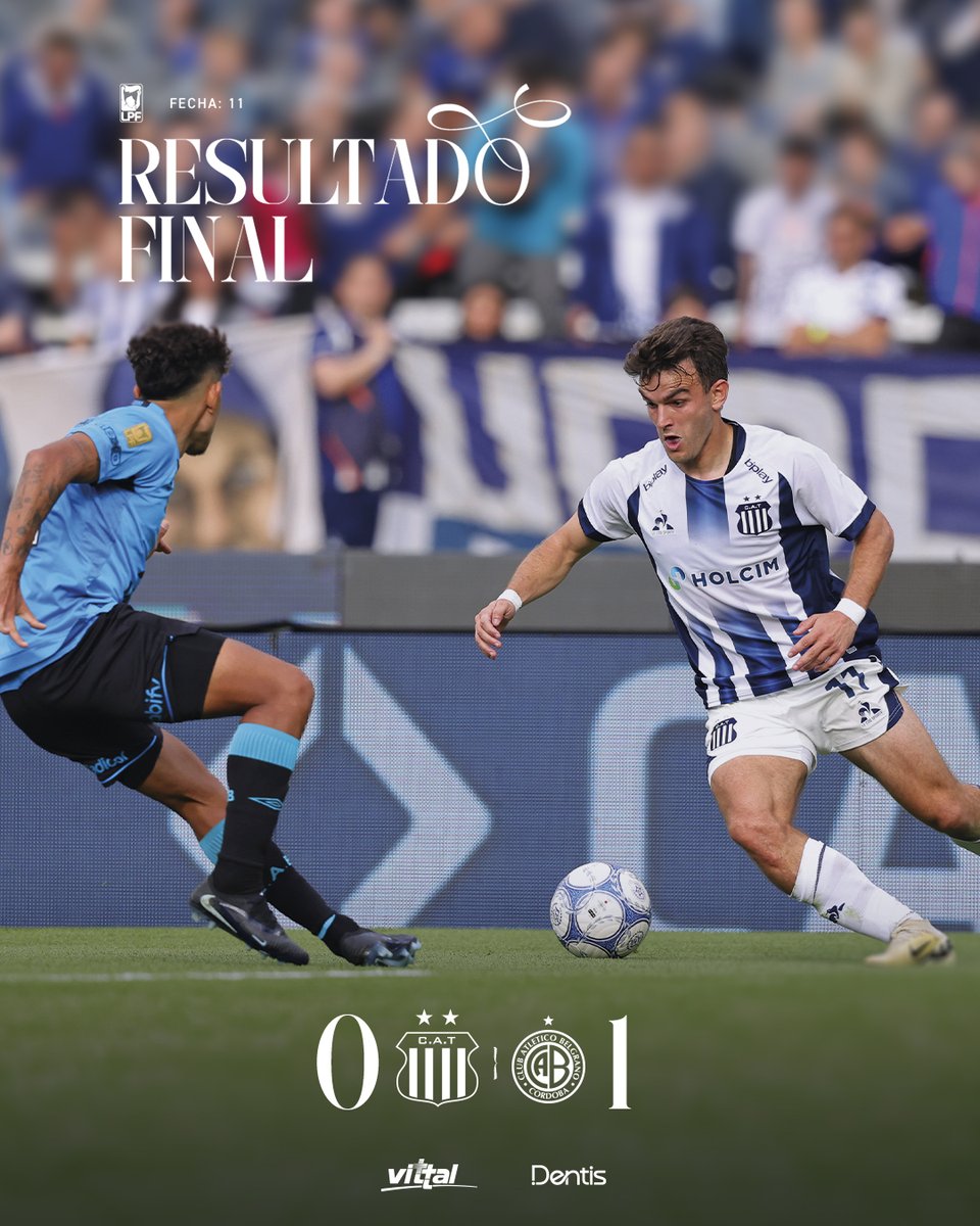 CATalleresdecba's tweet photo. #𝐓𝐚𝐥𝐥𝐞𝐫𝐞𝐬𝐁𝐞𝐥𝐠𝐫𝐚𝐧𝐨 - FINAL DEL PARTIDO

🔚 #TALLERES  0️⃣ - #BELGRANO 1️⃣

🔵⚪️ #NacidosEnTalleres #TorneoMercadoLibre2026 🏆 https://t.co/TGvr0zknEq