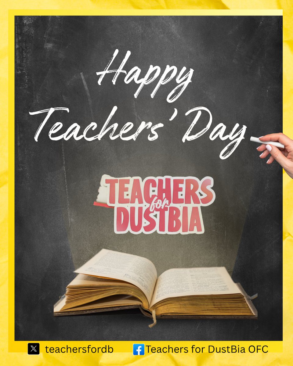 teachersfordb's tweet photo. Today is a special day for all of us as we celebrate Teachers’ Day!

But this year feels even more special because we’re celebrating it together as Teachers for DustBia (TFDB). From being teachers in our classrooms to becoming one community united by our love and support for Dustin and Bianca, this journey has made this Teachers’ Day extra meaningful.

Cheers to all the amazing teachers who continue to inspire, care, and make a difference, inside and outside the classroom.

Happy Teachers’ Day! 
Proud to be teachers.
Proud to be TFDB. 💛