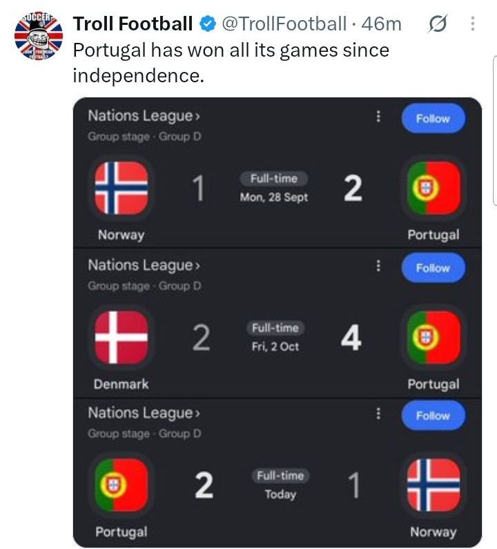 Smokerkunt's tweet photo. @TrollFootball Relax,...... it's just a cooked agenda😎.

The agenda:...🥲 https://t.co/uyhmrrTRZv