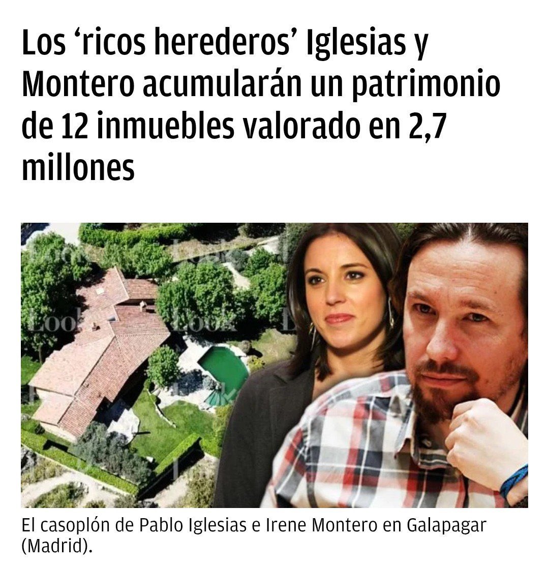 AldoHarris2225's tweet photo. @XimoSantanaaa @IreneMontero La corrupción del PSOE ha gastado todo los impuestos de los obreros españoles en su negocio de los inmigrantes y no tiene para darle una vivienda a Maricarmen, pero muerto el perro se acaba con la rabia; pero tú alimentas al perro y por eso Maricarmen no tiene vivienda !! Gracias https://t.co/UvzqCM5ZqV