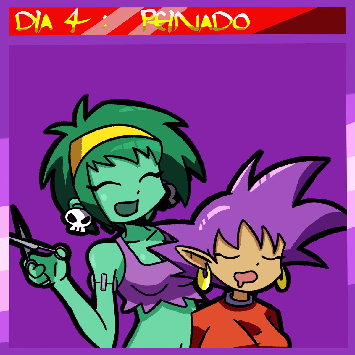 Dorindraw05's tweet photo. DIA 4 : PEINADO

Quise hacerle más peinados pero no me dió el tiempo

#drawingㅤㅤ #shantae #inktober #inktober2026day4 #draw https://t.co/NJlmYDel4I