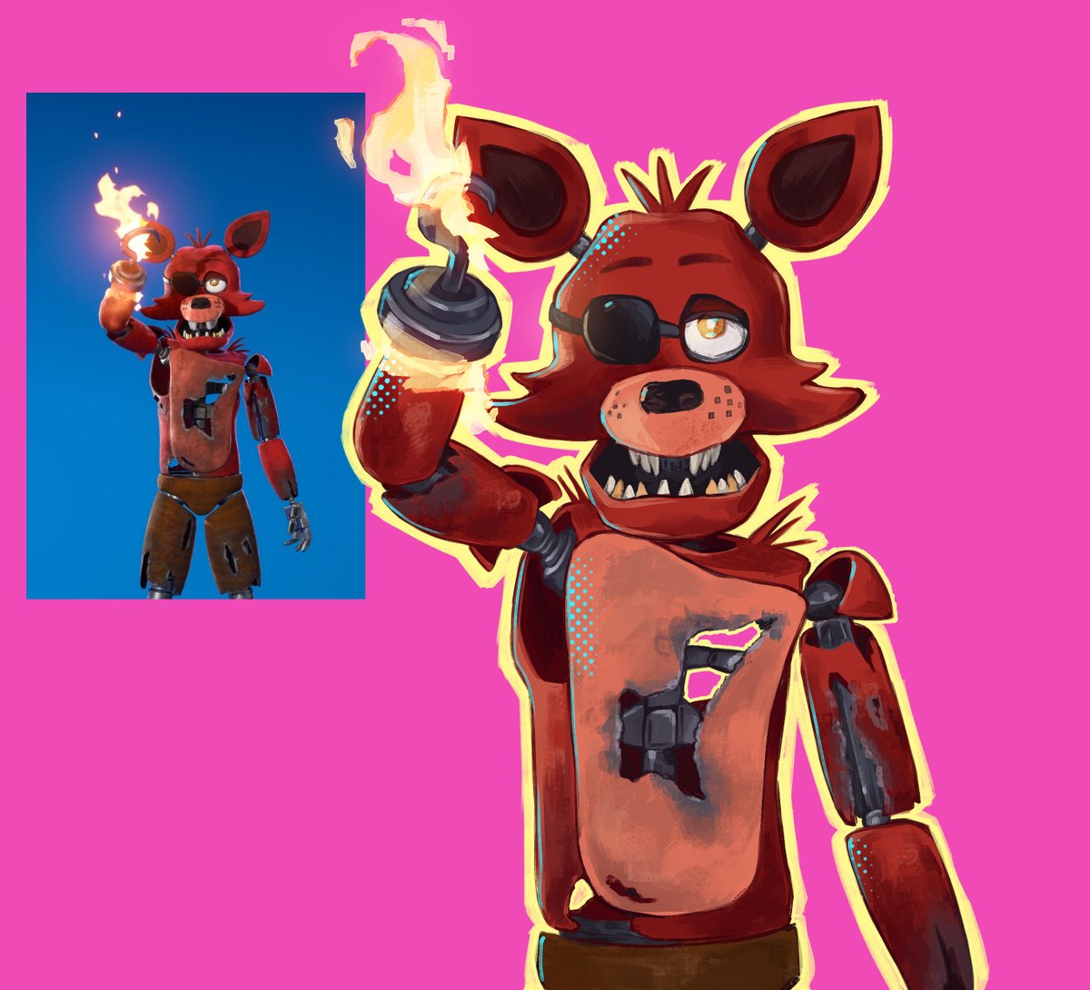 Cihainn's tweet photo. Foxy my favorite https://t.co/drg5fgV93z