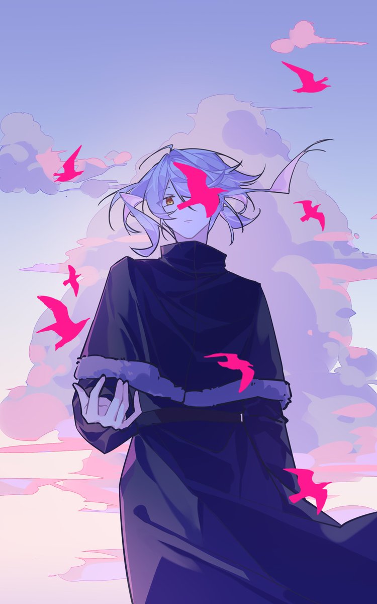 kotobattt's tweet photo. : Does sky know everything
#Phigros_art #Phigros_spoiler https://t.co/67cqjesf3A