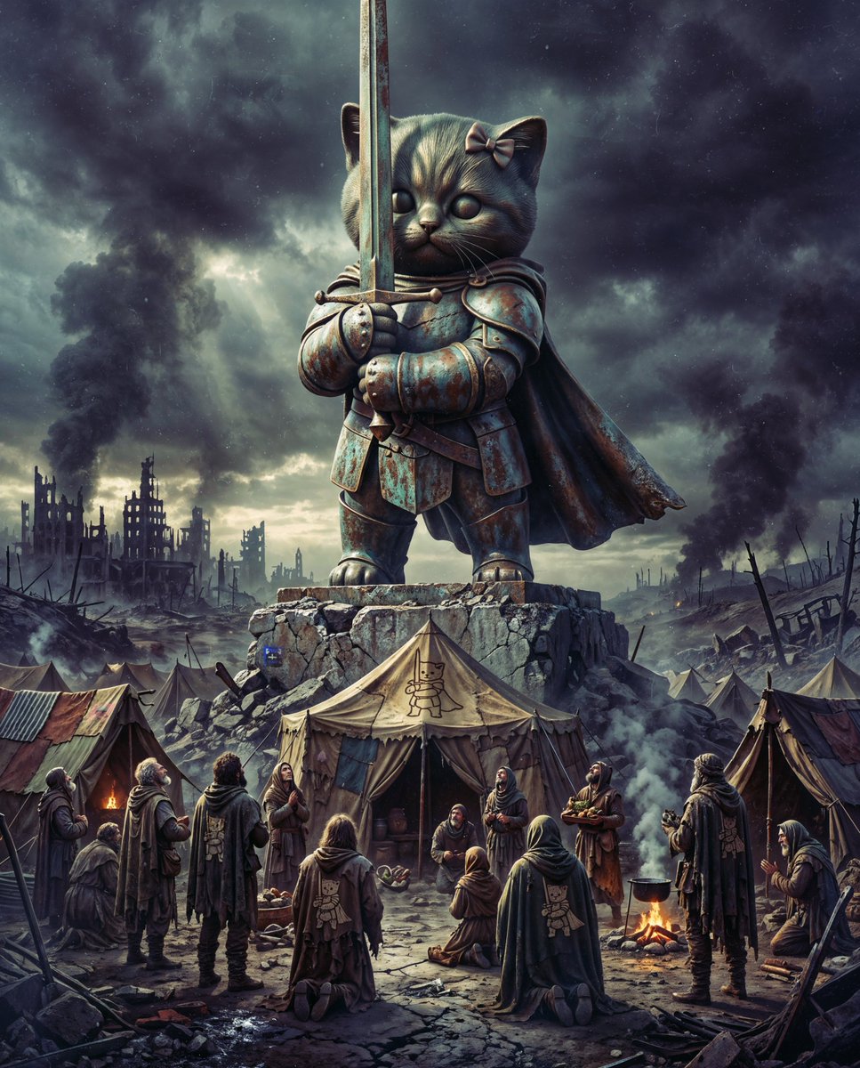 beeple's tweet photo. we are all swordcat https://t.co/k8LPLm56Sb