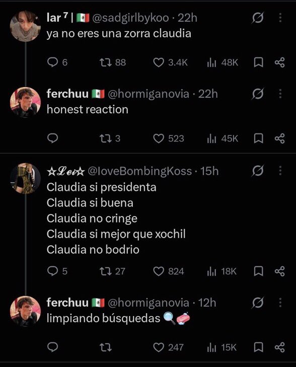 NateHiggerShawn's tweet photo. Que fácil la tienen los políticos para manipular a las mujeres, son su mejor arma sin duda. Mucho jaja hasta que ves a las madres buscadoras pidiendo un poco de ayuda. https://t.co/1gY8Lv9III