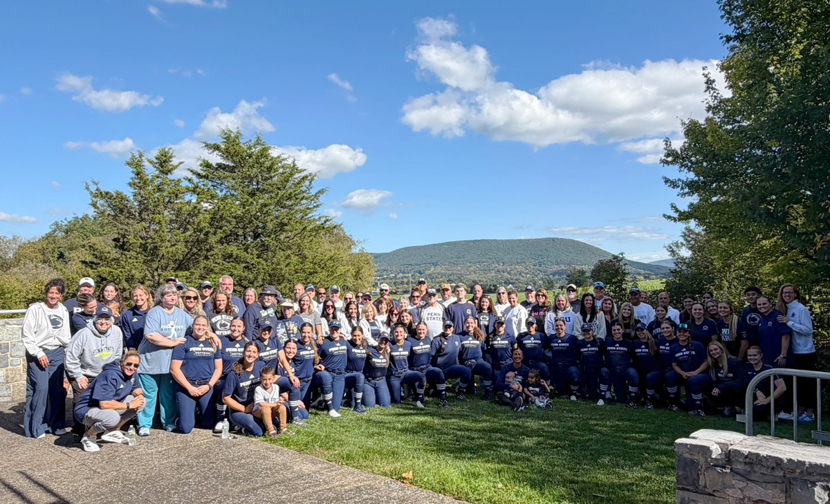 coach_crowell's tweet photo. A 1-0 Weekend in Happy Valley and We Are Incredibly Grateful for Our Families, Friends, Booster Club Members and All Our Supporters!💙🤍🦁🥎 #WeAre #Team62 #Family #Grateful @PennStateSB https://t.co/Ppb08KwVwg